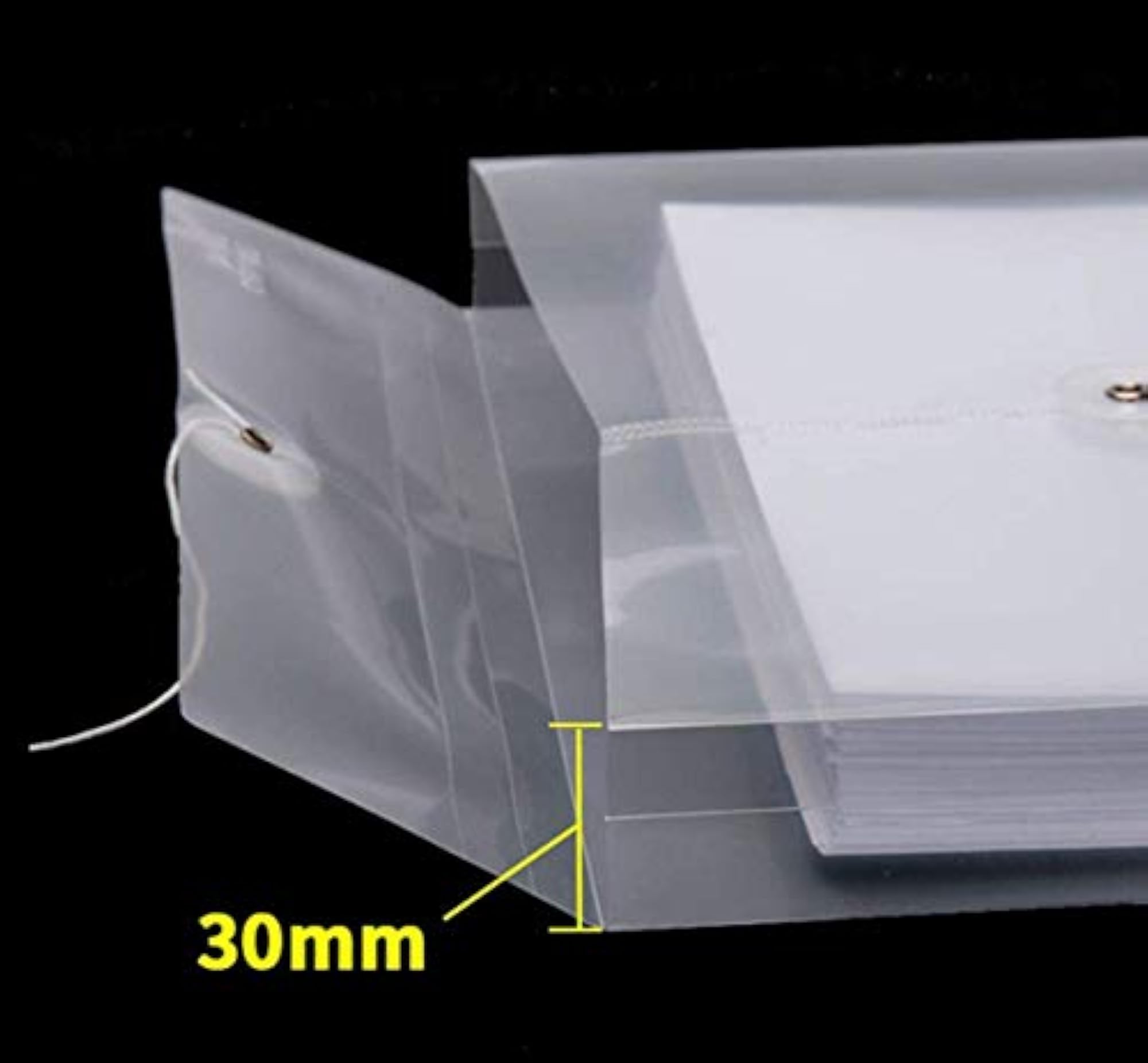 12 Pack A4/Legal Document File Bag
